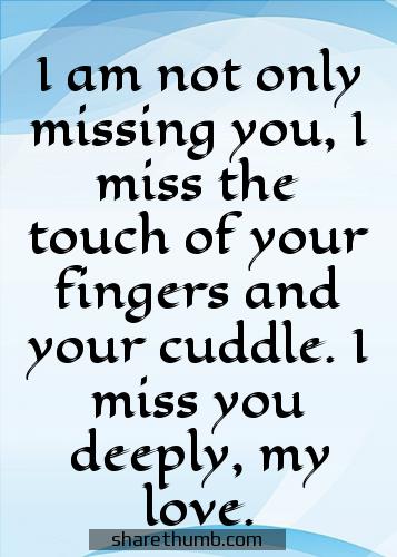 romantic missing quotes for him